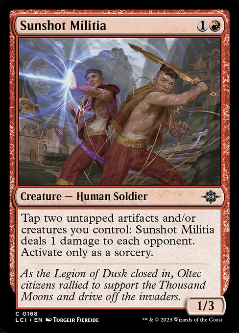 Sunshot Militia - The Lost Caverns of Ixalan - 168