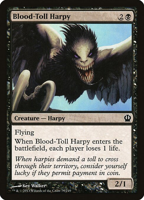 Blood-Toll Harpy - Theros - 79