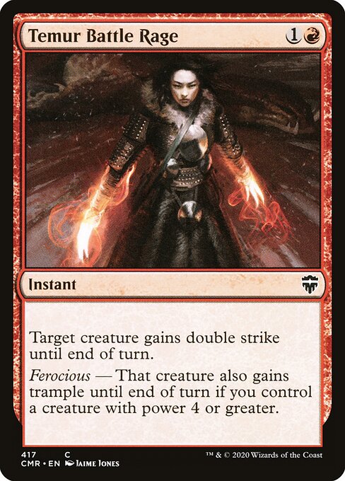 Temur Battle Rage - Commander Legends - 417