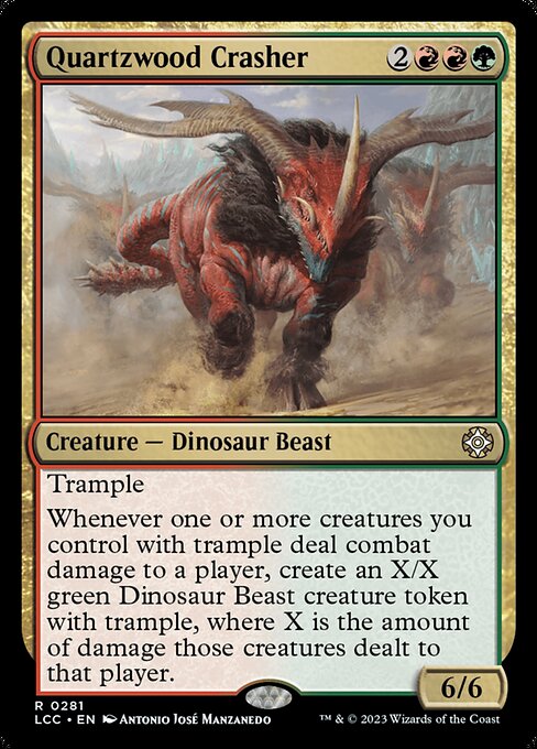 Quartzwood Crasher - The Lost Caverns of Ixalan Commander - 281