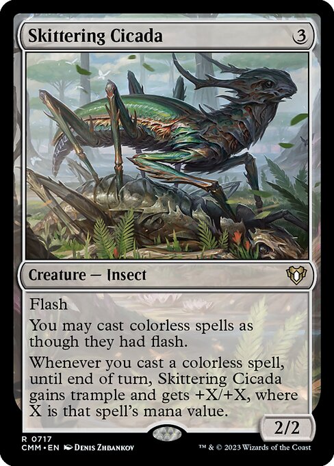 Skittering Cicada - Commander Masters - 717