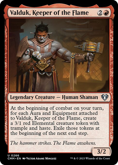 Valduk, Keeper of the Flame - Commander Masters - 266