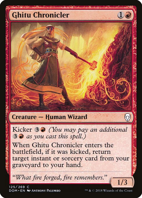 Ghitu Chronicler - Dominaria - 125