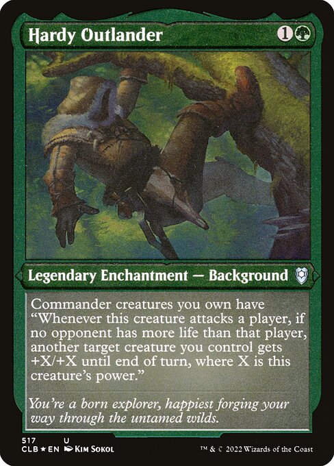 Hardy Outlander - Commander Legends: Battle for Baldur's Gate - 517