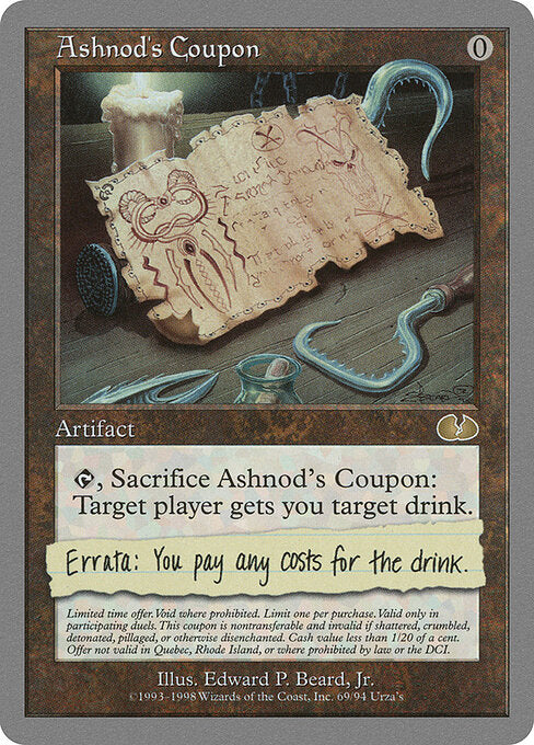 Ashnod's Coupon - Unglued - 69