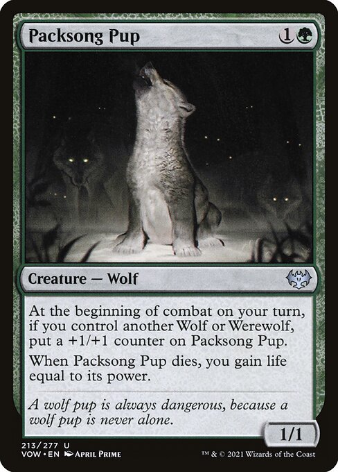 Packsong Pup - Innistrad: Crimson Vow - 213