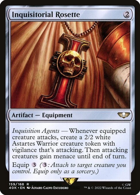 Inquisitorial Rosette - Warhammer 40,000 Commander - 159