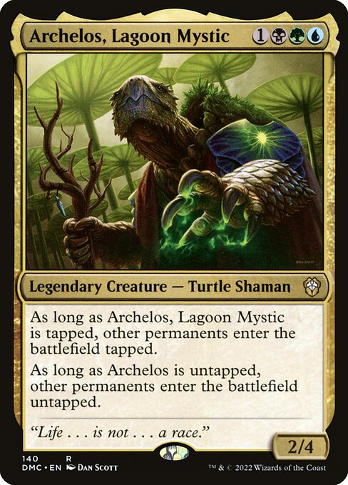 Archelos, Lagoon Mystic - Dominaria United Commander - 140