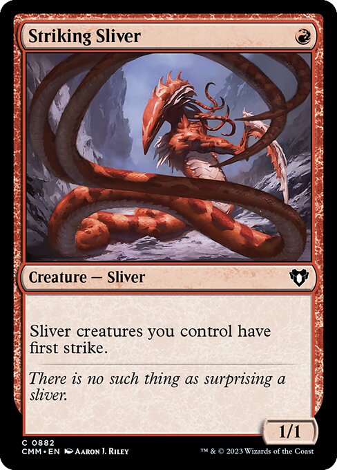 Striking Sliver - Commander Masters - 882