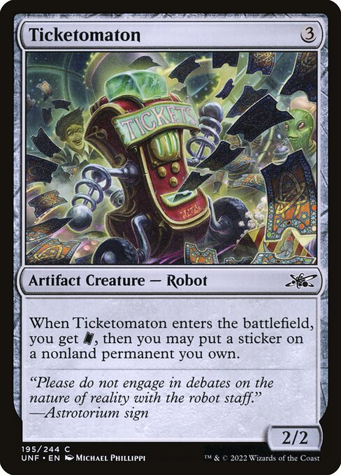 Ticketomaton - Unfinity - 195