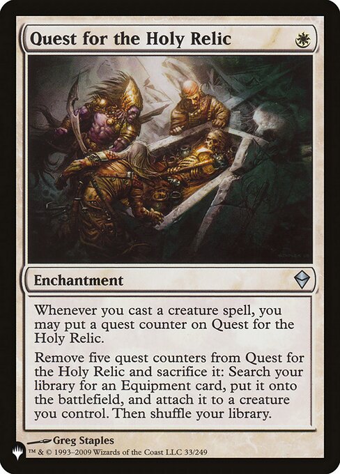 Quest for the Holy Relic - The List - ZEN-33