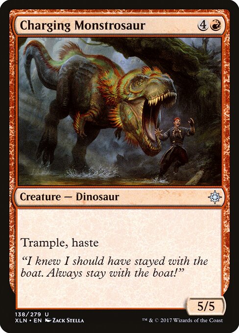 Charging Monstrosaur - Ixalan - 138