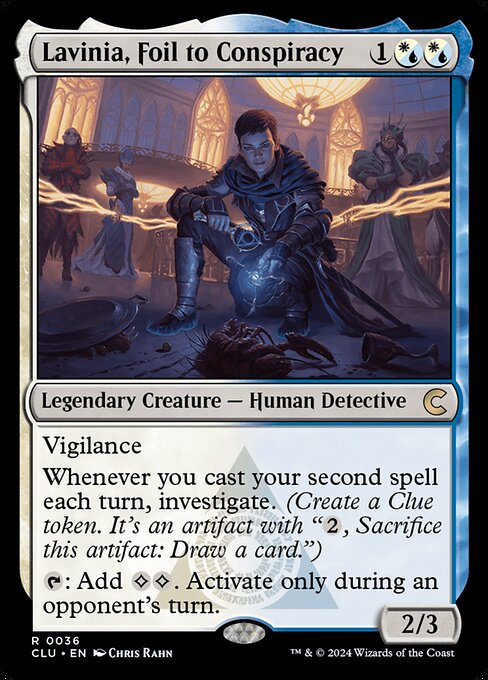Lavinia, Foil to Conspiracy - Ravnica: Clue Edition - 36