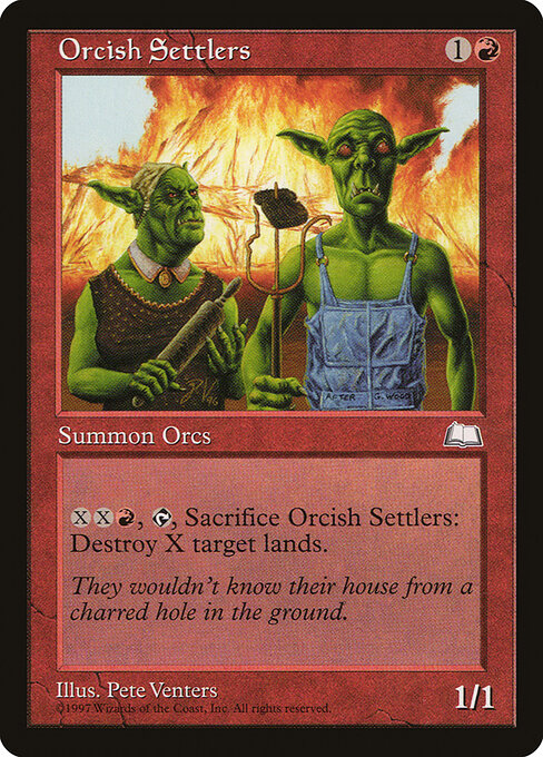 Orcish Settlers - Weatherlight - 112