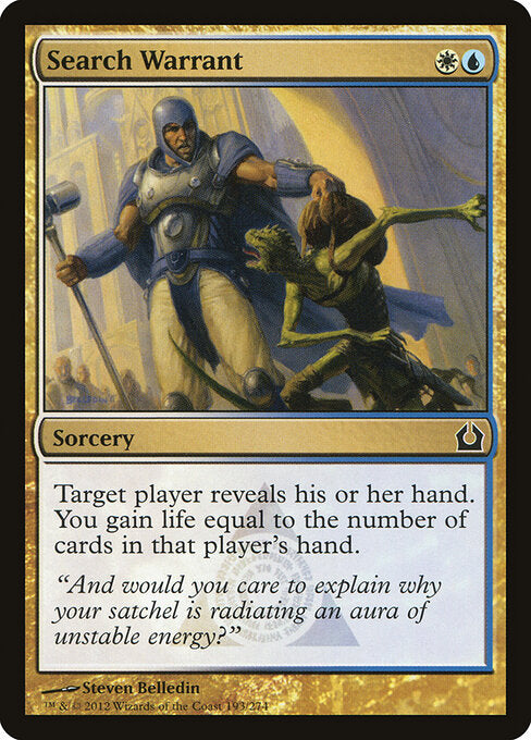 Search Warrant - Return to Ravnica - 193