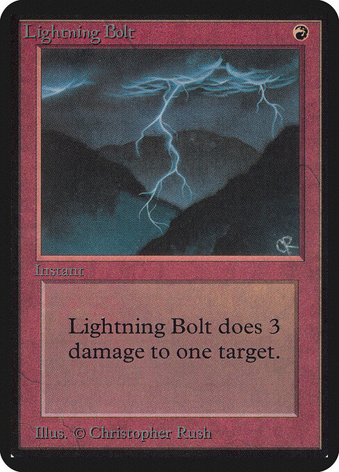 Lightning Bolt - Limited Edition Alpha - 161