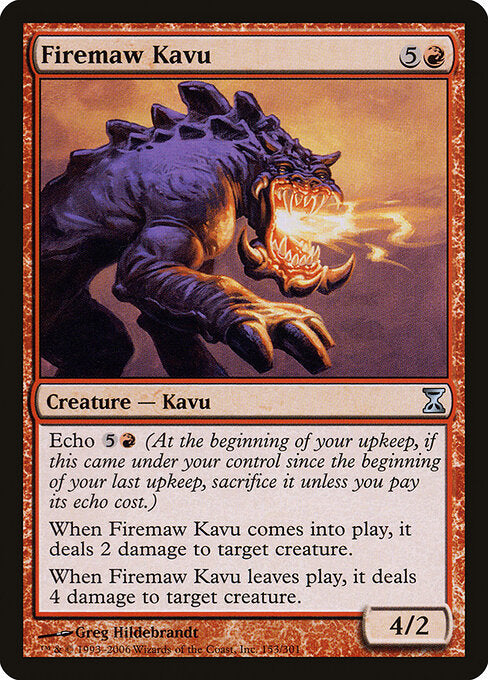 Firemaw Kavu - Time Spiral - 153