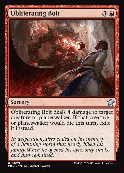 Obliterating Bolt - Foundations - 629