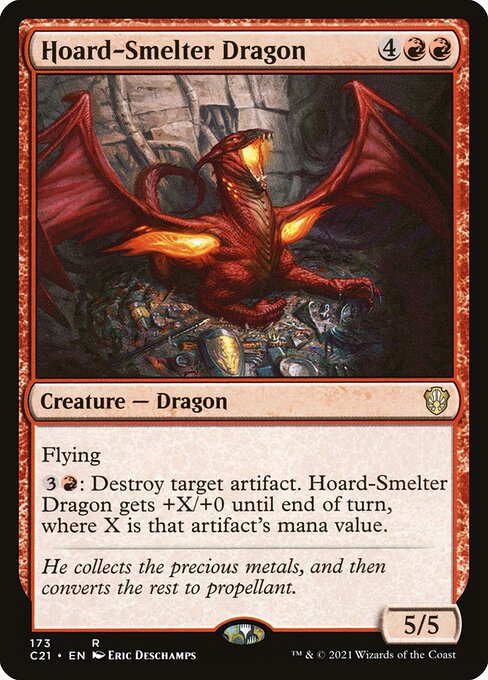 Hoard-Smelter Dragon - Commander 2021 - 173