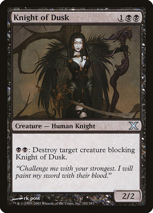 Knight of Dusk - Tenth Edition - 152