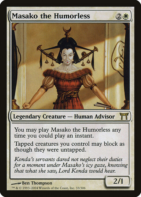 Masako the Humorless - Champions of Kamigawa - 33