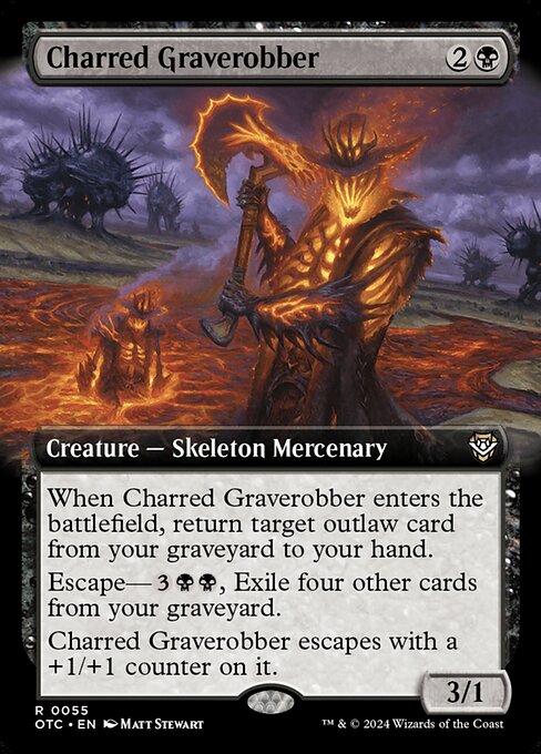 Charred Graverobber - Outlaws of Thunder Junction Commander - 55