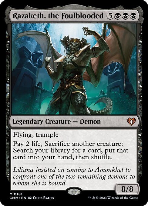 Razaketh, the Foulblooded - Commander Masters - 181