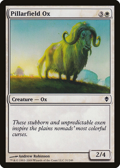 Pillarfield Ox - Zendikar - 31