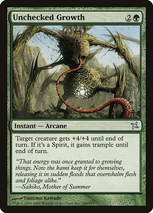 Unchecked Growth - Betrayers of Kamigawa - 148