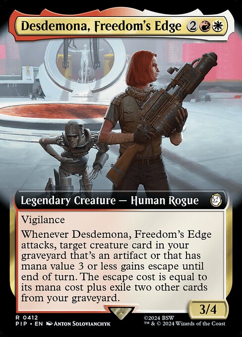 Desdemona, Freedom's Edge - Fallout - 412