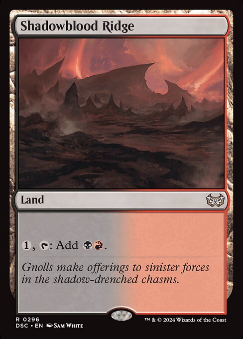 Shadowblood Ridge - Duskmourn: House of Horror Commander - 296