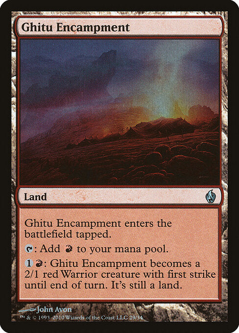 Ghitu Encampment - Premium Deck Series: Fire and Lightning - 29