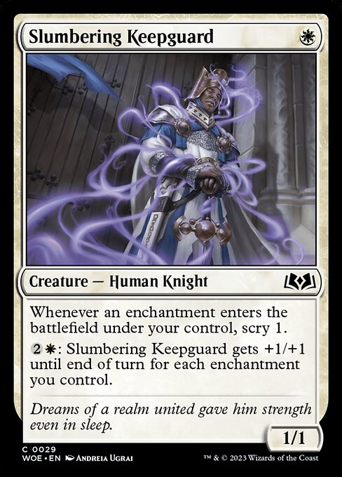 Slumbering Keepguard - Wilds of Eldraine - 29