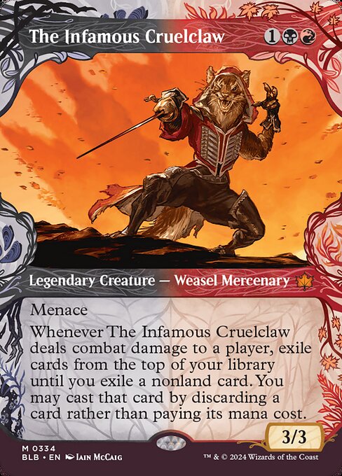 The Infamous Cruelclaw - Bloomburrow - 334