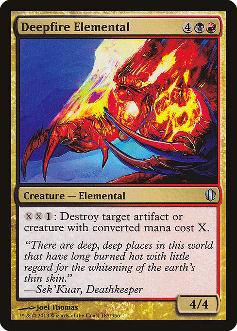 Deepfire Elemental - Commander 2013 - 185