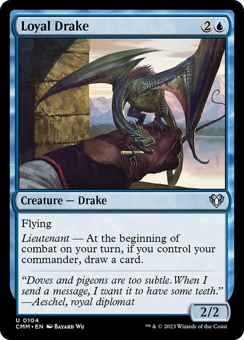 Loyal Drake - Commander Masters - 104