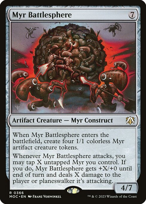 Myr Battlesphere - March of the Machine Commander - 366