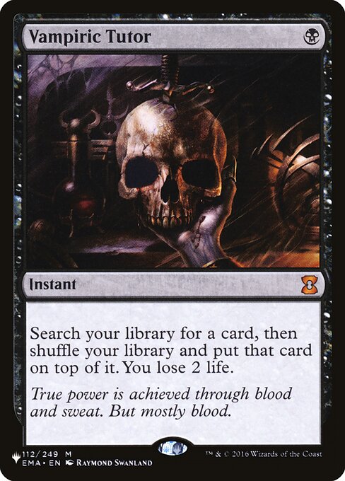 Vampiric Tutor - The List - EMA-112