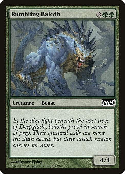 Rumbling Baloth - Magic 2014 - 193