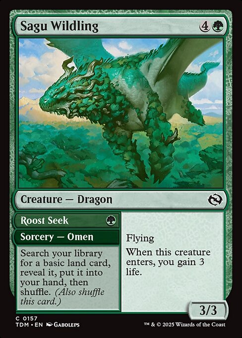Sagu Wildling // Roost Seek - Tarkir: Dragonstorm - 157
