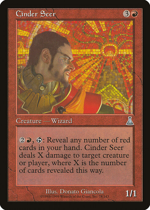 Cinder Seer - Urza's Destiny - 78