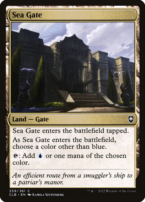 Sea Gate - Commander Legends: Battle for Baldur's Gate - 359