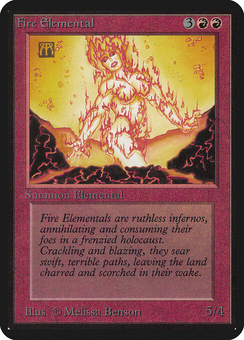 Fire Elemental - Limited Edition Alpha - 148