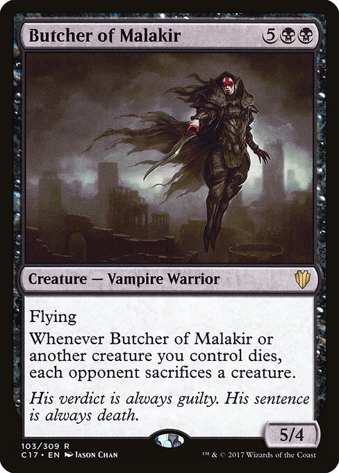Butcher of Malakir - Commander 2017 - 103