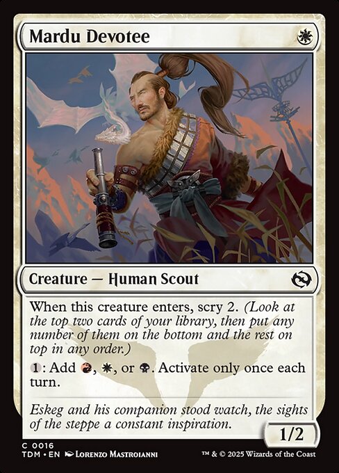 Mardu Devotee - Tarkir: Dragonstorm - 16