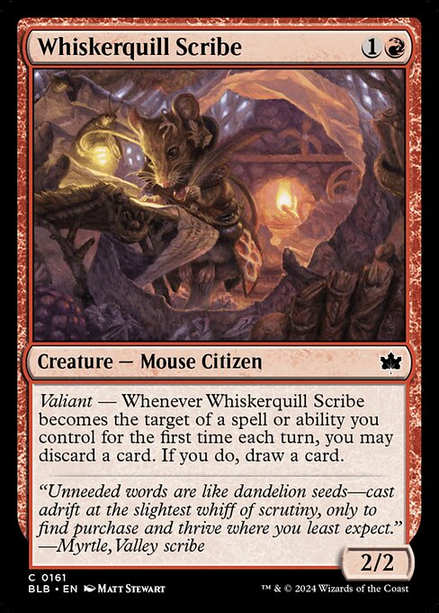 Whiskerquill Scribe - Bloomburrow - 161