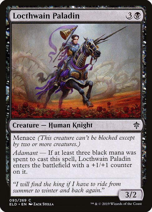 Locthwain Paladin - Throne of Eldraine - 93