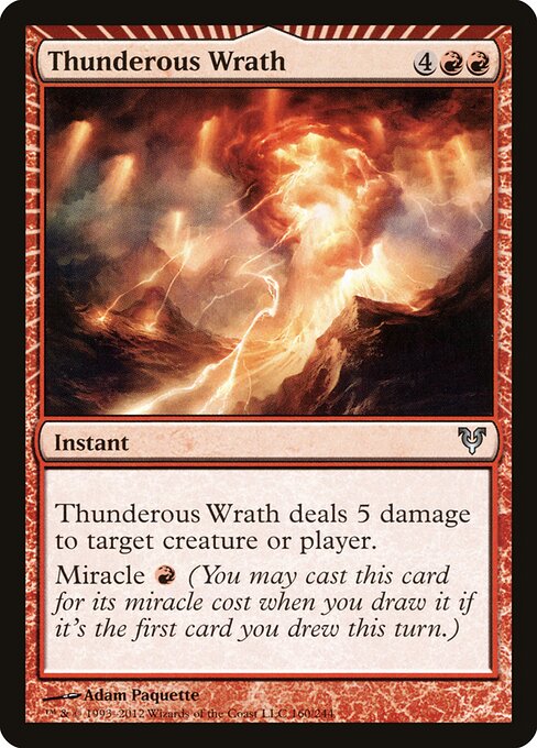 Thunderous Wrath - Avacyn Restored - 160