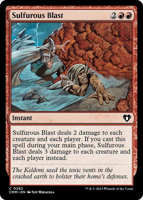 Sulfurous Blast - Commander Masters - 262