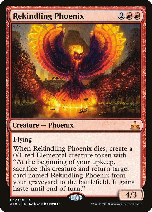 Rekindling Phoenix - Rivals of Ixalan - 111